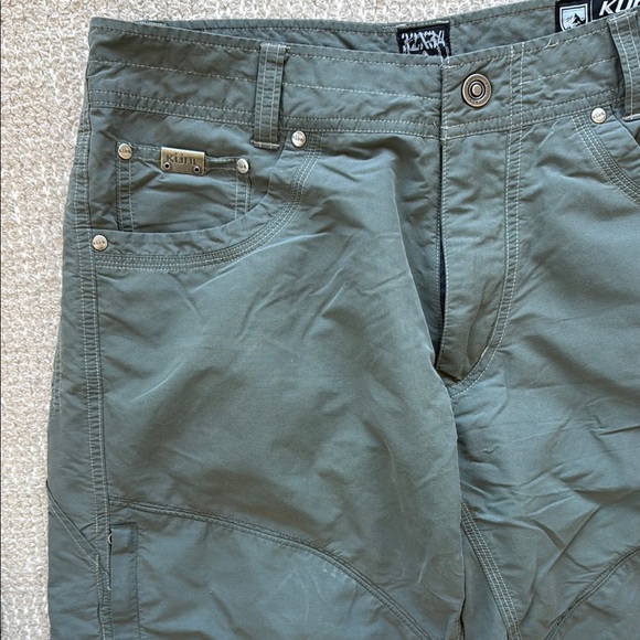 KUHL Men's Convertible Cargo Pants - Dark Green 32x34 Liberator - Picture 4 of 7